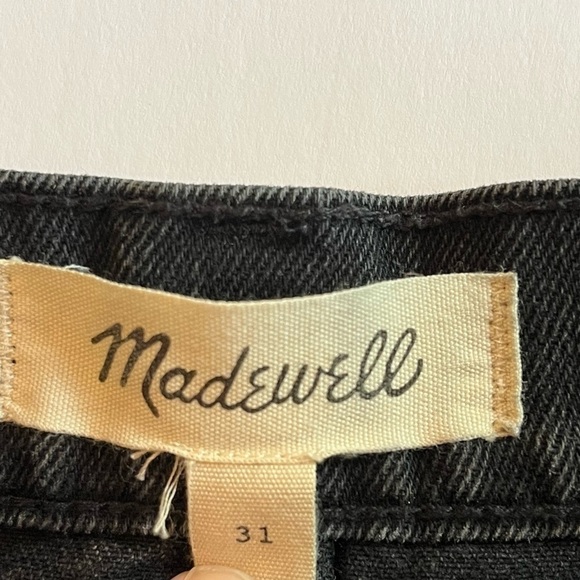 Madewell • Denim Frisco Mini Skirt in Lunar Wash Black 31 - Picture 6 of 7